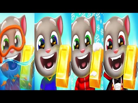 Talking Tom Gold Run New Update Christmas VS Halloween VS SEA STARS EVENT  UNDERSEA SIDE WORLD 2024