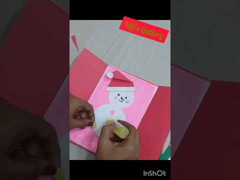 DIY Christmas Greeting Card || #Shorts