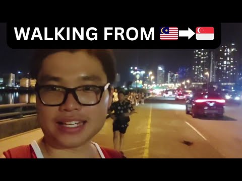 2024 Ulu Tiram police attack: Crossing Johor-Singapore causeway on foot 🇲🇾➡️🇸🇬 ✈