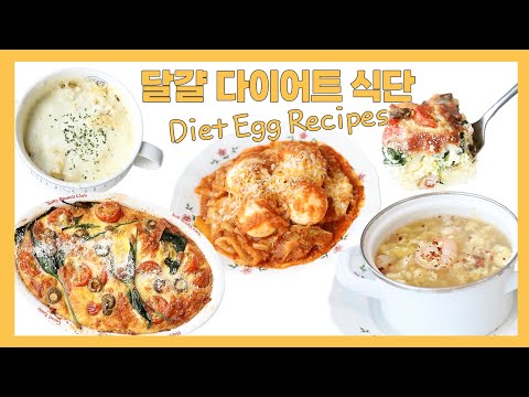 달걀 한판 소진하는 자취생 다이어터❣️🥰 맛보장 달걀 다이어트 레시피🥚