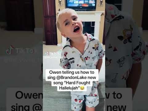 Owen teaching us all how to sing this new one🤣👏🏻 Hard Fought Hallelujah is available now!!