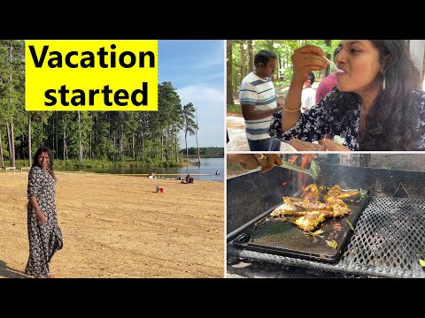 🏠 அமெரிக்காவில் கோடை விடுமுறை ~ Picnic lunch with our friends~ Day in My Life Family Traveler VLOGS