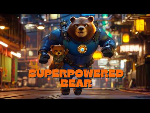 THE ADVENTURES OF A SUPERPOWERED BEAR! Full Movie In English | Animated Cartoon Movie | Fairy Tales