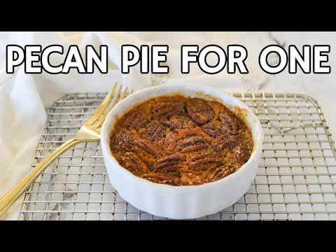 Get Your SINGLE SERVE Pecan Pie Fix!