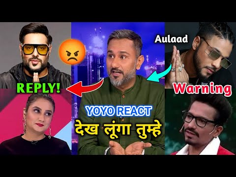 HONEY SINGH BRUTAL REPLY & WARNING TO BADSHAH | RAFTAAR | BADSHAH | YO YO HONEY SINGH