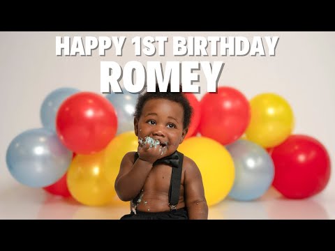 ROMEY TURNS 1| BABY BOY| MILESTONE YEAR| FIRST BIRTHDAY SHOOT IDEAS