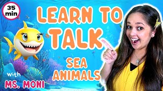 Under The Sea with Ms Moni | Learn Sea Animals, Colours, Numbers, Signing | Talking Toddler Learning