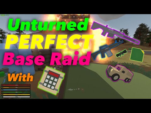 Unturned - PERFECT Base Raid w/ Breaching Charge! (CC)