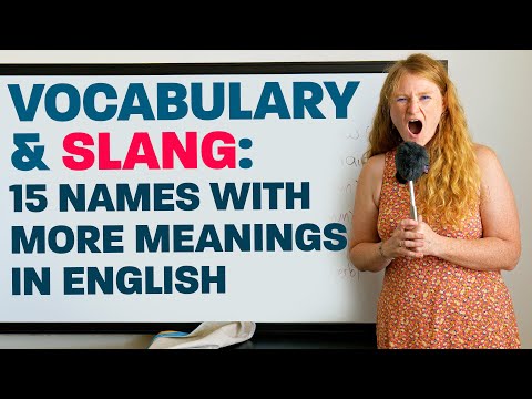 Improve Your Vocabulary: 15 names that have other meanings in English