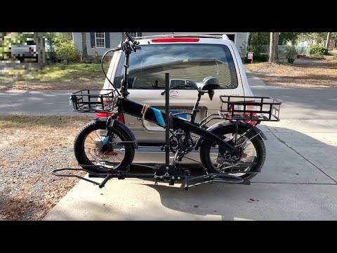 🚗 Vevor Hitch Mount Bike Rack Review ~ Perfect for  2 Fat Tire Bikes!