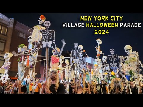 👻 2024 New York City Greenwich Village 🎃 HALLOWEEN PARADE [4K]