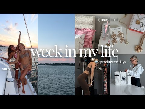 WEEK IN MY LIFE! (typical work week, TJMAXX + HomeGoods Haul, workouts!)