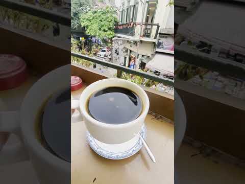 ベトナムコーヒーを飲む・・　ハノイ #travel