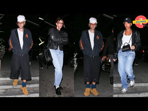 JUSTIN AND HAILEY BIEBER MAKE A STYLISH ENTRANCE WITH LORI HARVEY AT DON TOLIVER’S LA CONCERT!