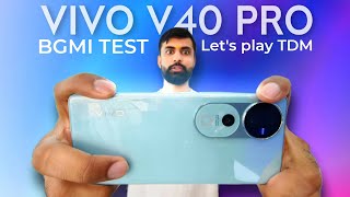 VIVO V40 PRO BGMI TEST | Battery drain in one game? | Dimensity 9200+ | 5500mAh