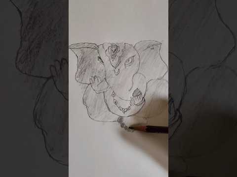 Ganpati bappa Drawing # Shorts # Ganpati Bappa #viralshort #viralvideo #bappamorya#drawing