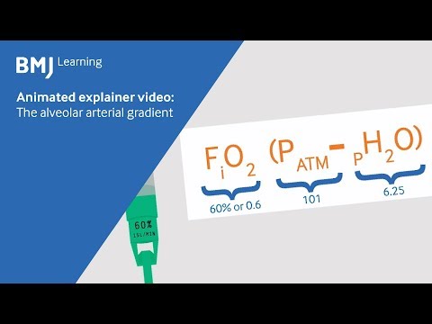 Arterial blood gases: A-a gradient