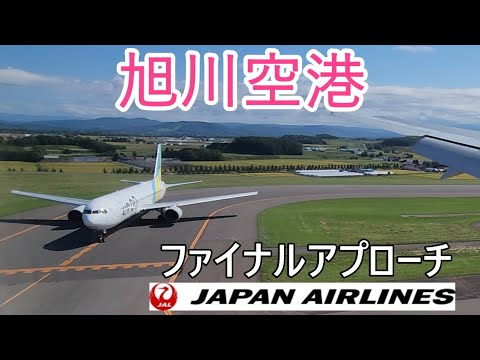 旭川空港ファイナルアプローチ