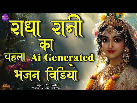 First Ai Generated Radha Music Video | राधा भजन | Ai Generated Radha Krishna Song | Radha Bhajan