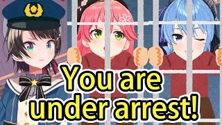 Officer Subaru's interrogation on MiComet's crimes. 【Eng Sub/Hololive】