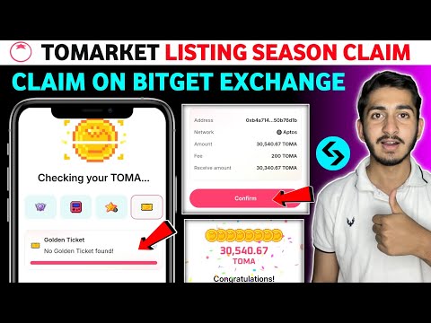 Tomarket listing season Airdrop claim on bitget Wallet lite | Tomarket new update today