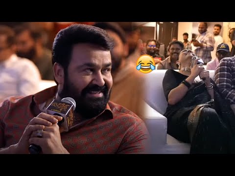 Actor Mohanlal Funny Conversation With Anchor | Barroz 3D Pre Release Event | Manastars