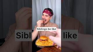 How to take BURGER from your sibling properly?😎❤️🍔| CHEFKOUDY