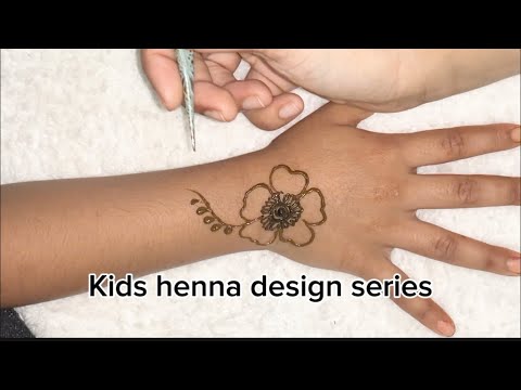 Kids henna design series #easyhenna#kidshenna #hennaforkids#henna#kidsdesignhenna#easyhenna#easy