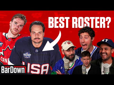 SELECTING EVERY 4 NATIONS ROSTER & LINES | BarDown Podcast