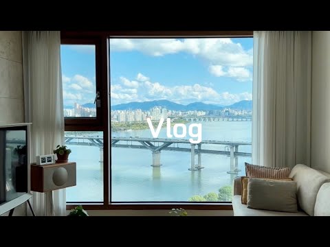 SUB) Life in Seoul Vlog | Garosugil Restaurants | Yakitori | Ragu Sauce | Run along Han River