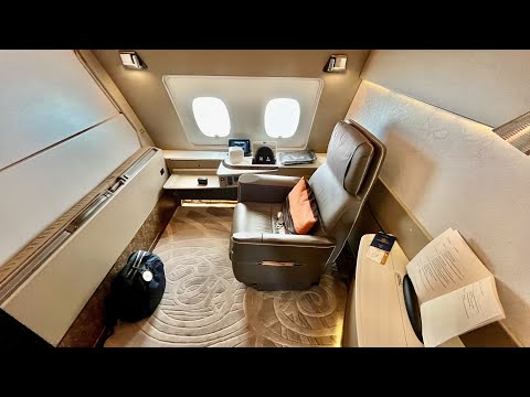 Detailed review of Singapore Airlines SUITES First Class - Sydney to Singapore