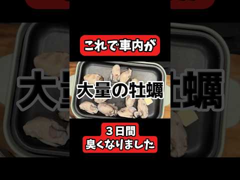 車内で焼き牡蠣もゴードンミラーは想定内です