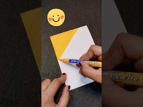 Easy & Beautiful New Year Greeting Card 🤓❤️ Handmade new year greeting card making #shorts