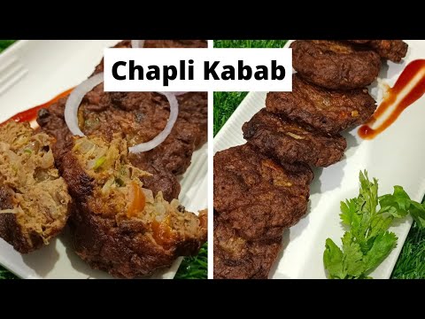 Real Chapli Kabab- Peshawari Chapli Kabab kabab recipe restaurant style- Mutton Chapli Kabab Bengali