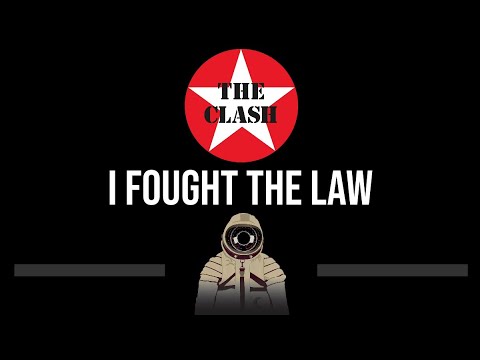 The Clash • I Fought The Law (CC) (Upgraded Video) 🎤 [Karaoke] [Instrumental Lyrics]