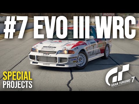 GT7 | #7 Mitsubishi Lancer Evolution III Rally Car Tune Setup | Special Projects | Evo 3 WRC