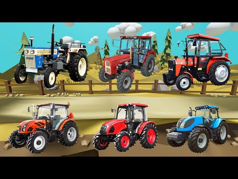 Little Tractor Evolution PART2 - Can you guess all the Tractor brands in five seconds? Video tractor