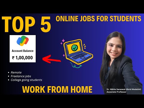 5 Best Online Jobs for Students | Top 5 Remote Jobs for Students | Best Work-From-Home Job Freelance