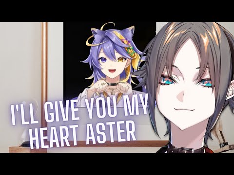 Mysta gives his heart to Aster (First Uki's head, now Mysta's heart) [💫aster arcadia]