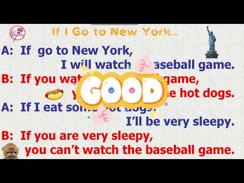 If I Go To New York Chants #接続詞 IF 中学英語 #英文法 #英語チャンツ 基礎英語