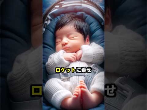 赤ちゃんが生まれた瞬間に宇宙へ飛ばしたらどこまで行ける? #宇宙 #雑学