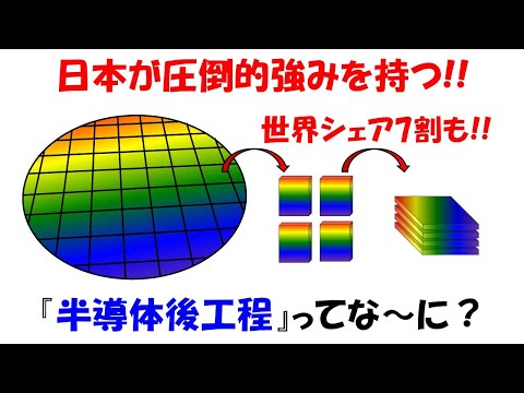 【日本に強み】半導体後工程ってな〜に？未来の技術発展を支える。【HBM】【チップレット】