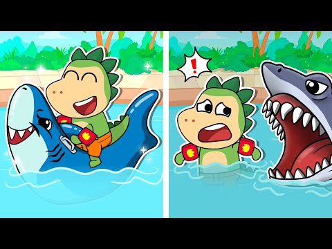 🦈 The Great Flipper Hunt at the Waterpark! 🌊 Fun Adventures for Kids by Fire Spike