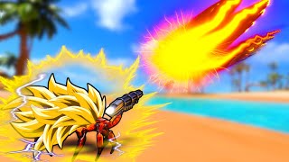 Turning into Goku in Crab Champions!