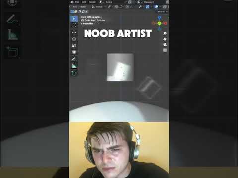 Noob Vs Pro Artist In blender|Align Object #blendercommunity #blender3dartist #b3d #blenderartist