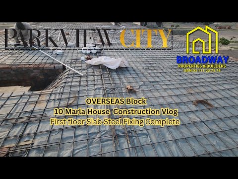 Park View City Lahore|10 marla house construction vlog|Overseas Block|