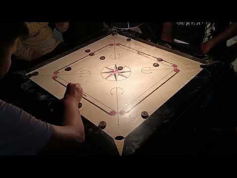 CARROM FINISH BOARD NO HAND GAME KHATIMA STRIKER'S #carrom#carromboard