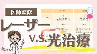 【医師監修】レーザーと光治療の違いや適応を徹底解説！