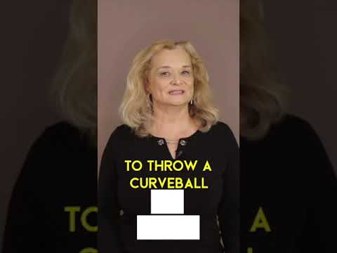 English Idiom "to throw a curveball"