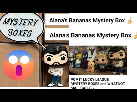 alanas bananas mystery box  #funko #mystery